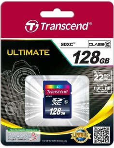Transcend 128GB SDXC, Memory Card (TS128GSDXC10) 2