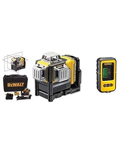 DeWalt Multi line laser 3x360 ° DCE089D1R QW, 10,8Volt, cross line laser (DCE089D1R-QW)