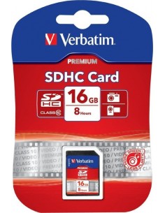 Verbatim SDHC 16 GB Class 10, memory card (43962)