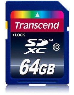 Transcend SDXC 64 GB, memory card (TS64GSDXC10)