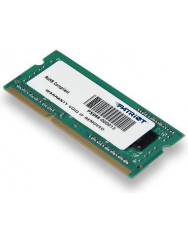 Patriot SO-DIMM 4GB DDR3-1600 SR, memory (PSD34G160081S)