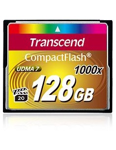 Transcend CompactFlash card 128GB, Memory Card...