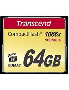Transcend Compact Flash Card 64 GB memory card (TS64GCF1000)
