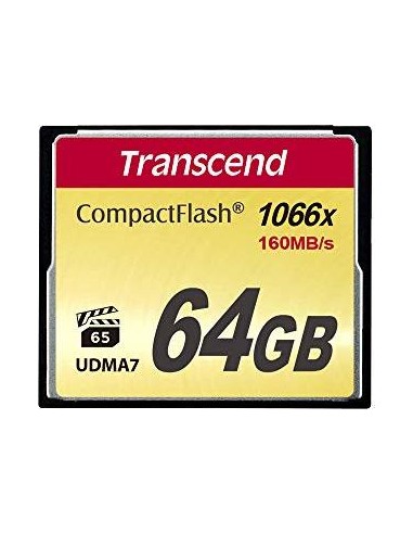 Transcend Compact Flash Card 64 GB memory card (TS64GCF1000)