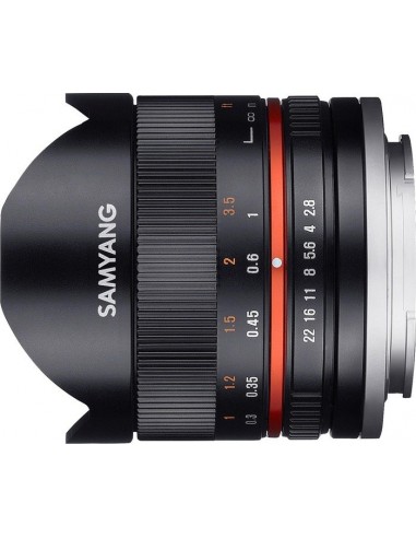 Samyang F 2,8/8 Fish-Eye II black Fuji X