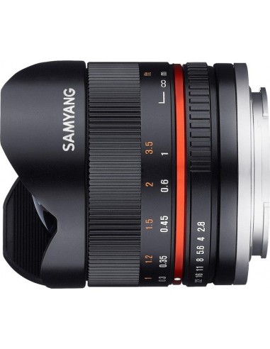 Samyang F 2,8/8 Fish-Eye II black Fuji X
