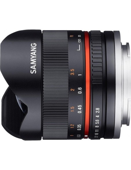 Samyang F 2,8/8 Fish-Eye II black Fuji X