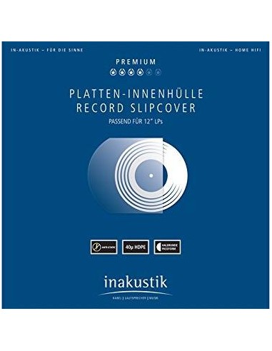 1x 50 in-akustik Premium LP Sleeves 12   antistatic