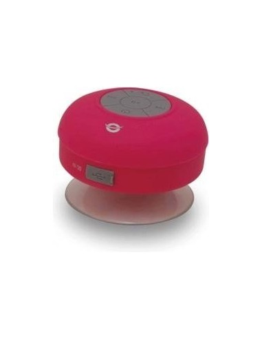 Conceptronic Wireless waterproof Bluetooth Suction Speaker pink