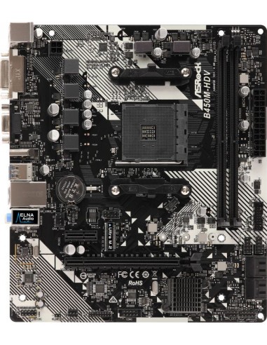 ASRock B450M-HDV R4.0, AMD B450 motherboard - socket AM4