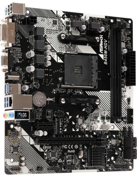 ASRock B450M-HDV R4.0, AMD B450 motherboard - socket AM4