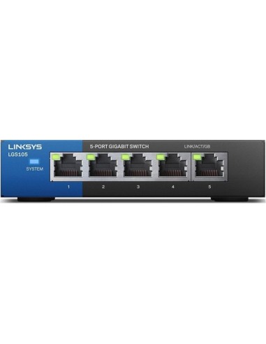 Linksys Unmanaged Gigabit Switch 5-Port             LGS105-EU-RTL