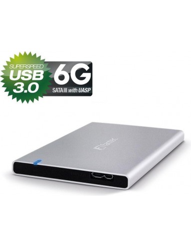 FANTEC ALU7MMU3 silver Aluminium 2,5  SATA, USB...