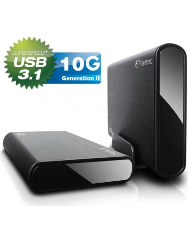 Fantec DB-ALU31 black 3,5 SATA USB 3.1 Typ-C