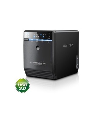 FANTEC QB-35 US 3 R black 4Bay Box Raid