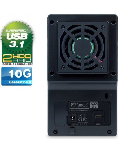 Fantec QB-X2U31R black 2 x 3,5 SATA Raid HDD...