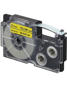 Casio XR-9 YW 9 mm black on yellow