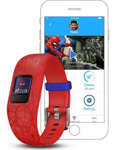 Garmin vivofit jr. 2 Marvel Spider-Man, red