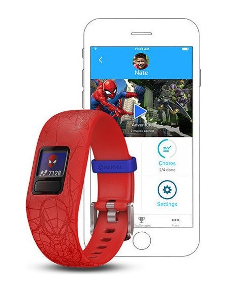 Garmin vivofit jr. 2 Marvel Spider-Man, red