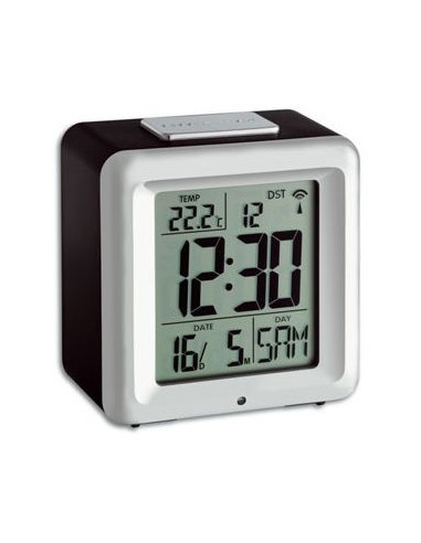 TFA 60.2503   radio controlled alarm clock with temprature