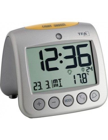 TFA 60.2514 Sonio  radio controlled alarm clock with temp