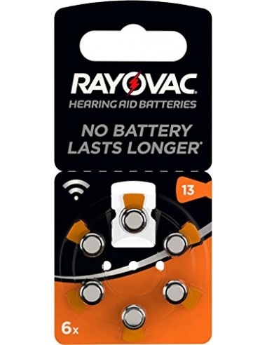 RAYOVAC Acoustic Special 13 6pcs Hearing Aid Batteries