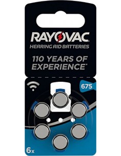 RAYOVAC Acoustic Special 675 Hearing Aid Batteries      6...