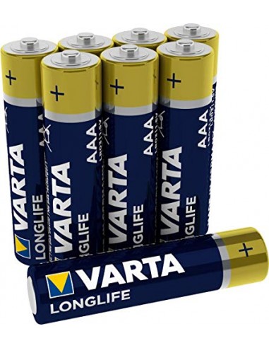 1x8 Varta Longlife AAA LR 3 Bulk Pack