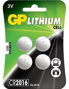 1x4 GP CR2016 Lithium Cell