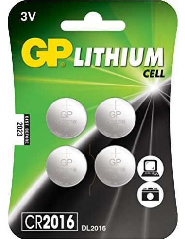 1x4 GP CR2016 Lithium Cell