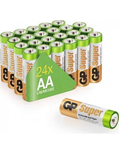 1x24 GP Super Alkaline AA Super Value PET Box    03015AB24