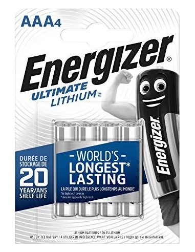 1x4 ENERGIZER Ultimate Lithium Micro AAA LR 03 1,5V