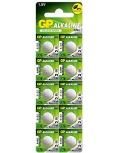 1x10 GP Alkaline LR44, 76A V13GA  1,5V