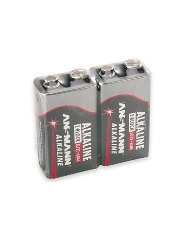 1x2 Ansmann Alkaline 9V-Block red-line