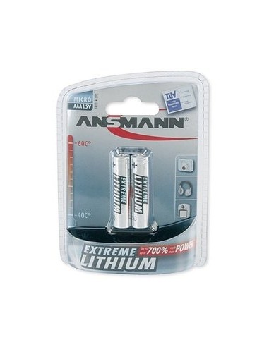 1x2 Ansmann Lithium Micro AAA LR 03 Extreme