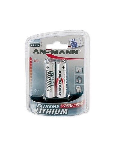 1x2 Ansmann Lithium Mignon AA LR 6 Extreme