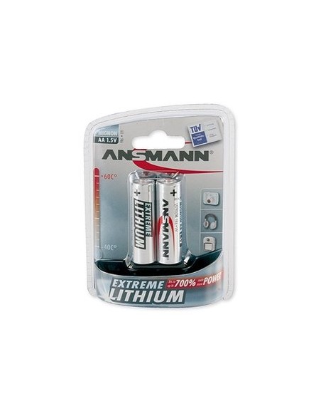 1x2 Ansmann Lithium Mignon AA LR 6 Extreme