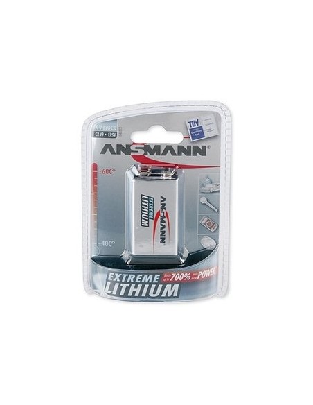 1 Ansmann Lithium 9V block Extreme