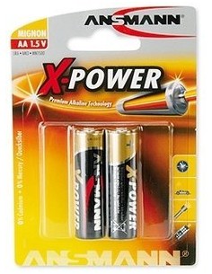 1x2 Ansmann Alkaline Mignon AA LR 6 X-Power