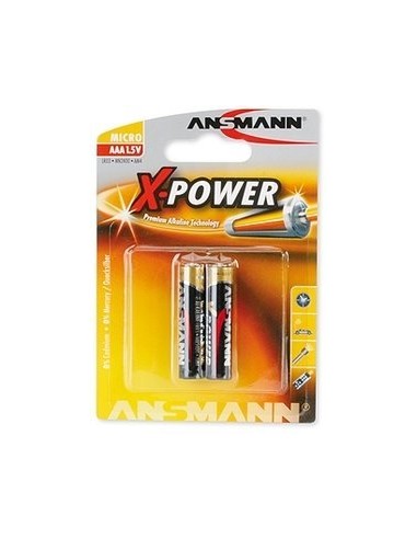 1x2 Ansmann Alkaline Micro AAA LR 03 X-Power