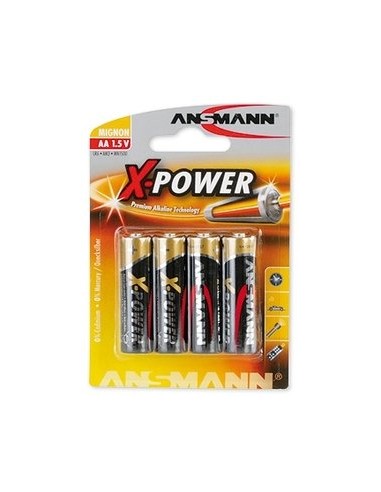 1x4 Ansmann Alkaline Mignon AA LR 6 X-Power