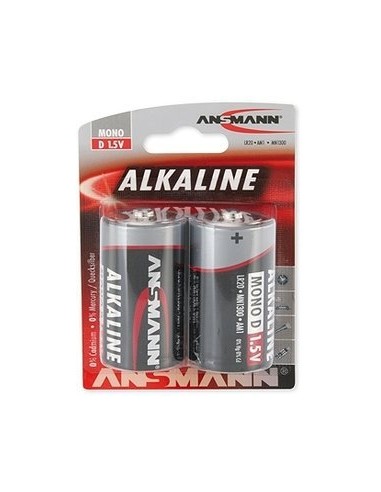 1x2 Ansmann Alkaline Mono D LR 20 red-line