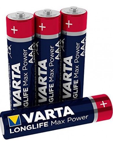 1x4 Varta Longlife Max Power Micro AAA LR03