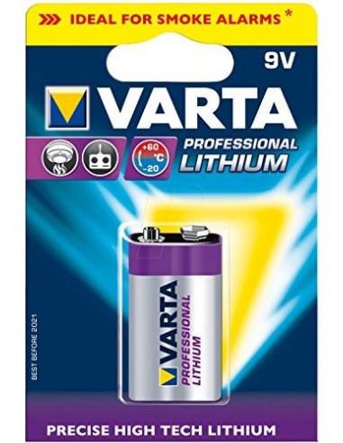 1 Varta Ultra Lithium 9V-Block 6 LR 61