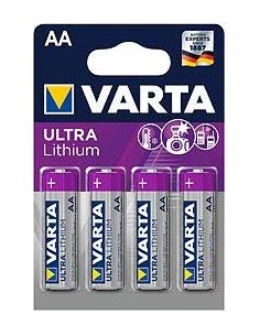 1x4 Varta Ultra Lithium Mignon AA LR06