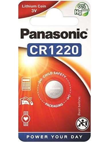 1 Panasonic CR 1220 Lithium Power