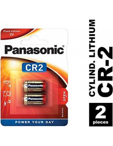 1x2 Panasonic Photo CR-2 Lithium
