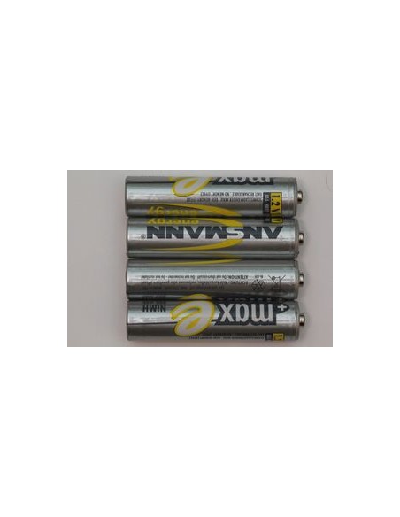 1x4 Ansmann maxE NiMH rech. bat. Micro AAA 800 mAh german