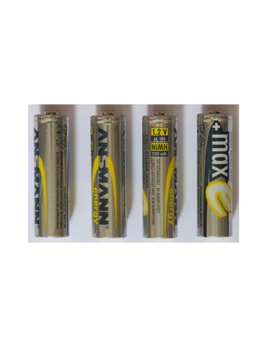 1x4 Ansmann maxE NiMH rech.bat. Mignon AA 2100...