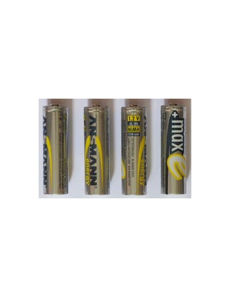 1x4 Ansmann maxE NiMH rech.bat. Mignon AA 2100 mAh german